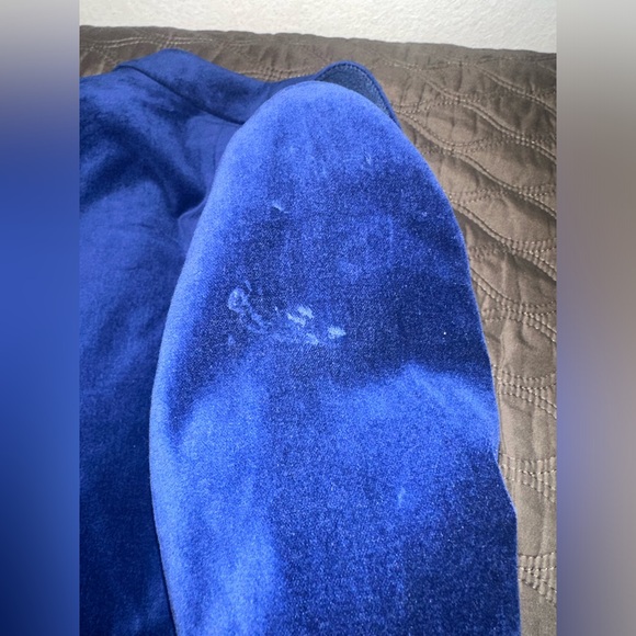 J.f blue velvet blazer blue - Picture 3 of 6